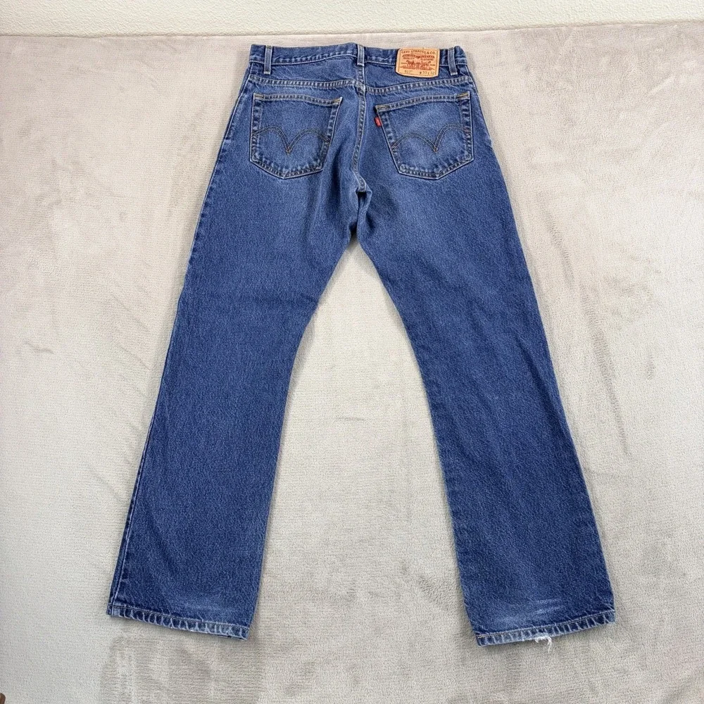Vintage Levis 517 Bootcut Denim Pants Jeans Men 33x32 Blue Western Cowboy‎ Y2K